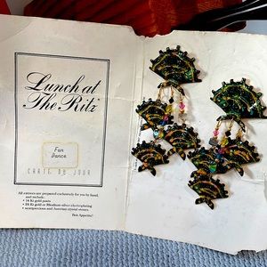 Lunch at the ritz earrings